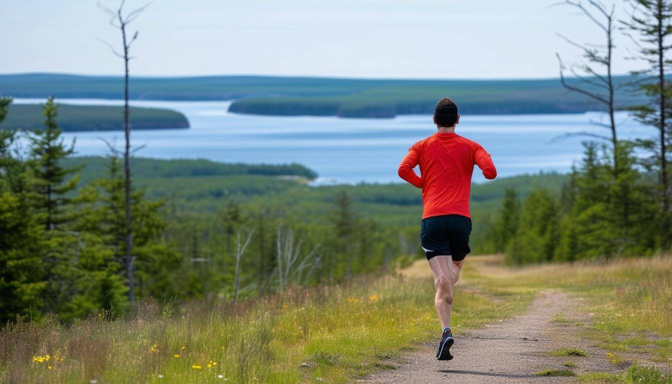 runner outside